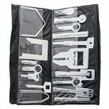 KIT 34 PEÇAS PARA REMOVER AUTO RADIO      