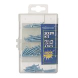 CAIXA DE 180 PARAFUSOS E ANILHAS (M2.5, M3, M5) VELLEMAN            