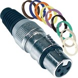 FICHA XLR FEMEA 3P TIPO NEUTRIK