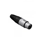 FICHA XLR FEMEA 3P TIPO NEUTRIK