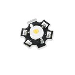 LED DE POTENCIA SMD 3W BRANCO QUENTE 2850-3250K FORMA ESTRELA
