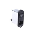 FILTRO RFI MONOFASICO C/ PORTA FUSIVEL C/ INTERRUPTOR 250V 6A
