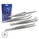 CONJUNTO 4 PINÇAS METALICAS