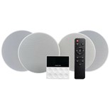 FONESTAR KS-WALL-4 KIT AMPL. COM COMANDO USB/FM/BT 4xCOLUNAS 6"