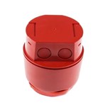 SINALIZADOR INDUSTRIAL LUMINOSO E ACUSTICO VERMELHO 30V  