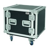 FLIGHT CASE TOURING 10U 4500MM COM RODAS PROEL     