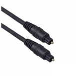 CABO FIBRA OTICA TOSLINK MACHO/MACHO 3MTS