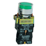 BOTÃO DE PRESSÃO 24V VERDE