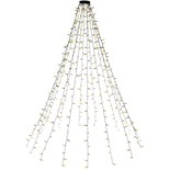 LUZES NATAL 400 LEDS TIPO CONE BRANCO QUENTE 3000K IP44
