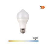 LAMPADA LED 230VAC 12W C/ SENSOR CRESPUSCULAR 6400K E27       