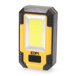 LANTERNA LED RECARREGAVEL C/ GANCHO + IMAN + POWERBANK USB    