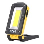 LANTERNA LED RECARREGAVEL C/ BASE C/ FLASH 