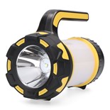 LANTERNA LED RECARREGAVEL C/ LUZ EMERGENCIA