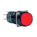 PULSADOR REDONDO ON-(OFF), OFF-(ON) 230V 3A Ø16MM IP65