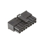 FICHA FEMEA 16 PINOS 2x8 3mm MICRO-FIT MOLEX (SEM TERMINAIS)