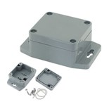 CAIXA ABS IP65 64X58X35mm CINZA ESCURO