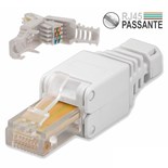 FICHA RJ45 CAT.5E TECNOLOGIA PASSANTE KEYSTONE