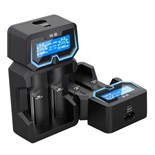 CARREGADOR PARA 2 BATERIAS LI-ION 18650   