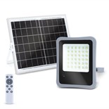 PROJECTOR LED COM PAINEL SOLAR 100W 6500K IP65    