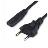 CABO ALIMENTACAO FICHA TIPO 8 3MTS PRETO