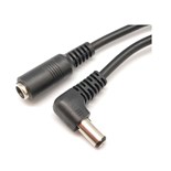 CABO COM FICHA DC FEMEA / FICHA DC MACHO 90º 5.5x2.1 1MT    