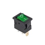 INTERRUPTOR 15A 12V VERDE   