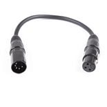 ADAPTADOR XLR 3 PINOS FEMEA PARA 5 PINOS MACHO 30CM