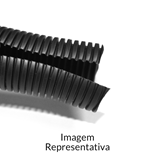 TUBO FLEXIVEL 22MM ABERTO PRETO (METRO)