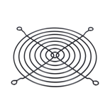 GRELHA METALICA 12x12cm PARA VENTILADOR