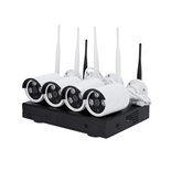 KIT 4 CAMERAS WI-FI C/ NVR 10 CANAIS PLUG&PLAY