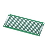 PLACA ENSAIO DUPLA FACE PONTOS 30x70mm   