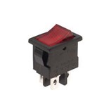INTERRUPTOR 13x20mm LUMINOSO VERMELHO 4T