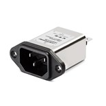 FICHA ALIMENTAÇAO TIPO IEC C4 MACHO 10A 250VAC