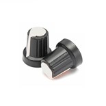 BOTAO PLASTICO PARA POTENCIOMETRO 15x17mm