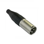FICHA XLR 3P MACHO AMPHENOL