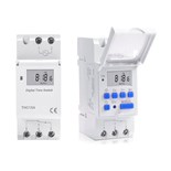 PROGRAMADOR / TEMPORIZADOR DIGITAL SEMANAL 220V CALHA DIN