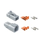 CONJUNTO FICHAS MACHO FEMEA ATP 2P IP67 AMPHENOL