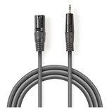 CABO JACK 3.5mm MACHO/XLR 3P MACHO 3MTS