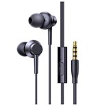 AURICULARES STEREO C/ JACK 3.5 C/ MICRO PRETOS 