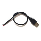 CABO USB-A MACHO COM 2 FIOS 1MT