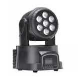 MOVING HEAD MINI 7 LEDS CREE RGBW DMX