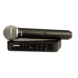 SISTEMA WIRELESS MICROFONE DE MAO SM58 518-542MHZ  SHURE