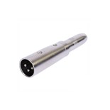 ADAPTADOR XLR 3P FEMEA / JACK 6.5 MONO FEMEA