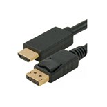 EXTENSAO DISPLAYPORT MACHO HDMI MACHO 3MTS