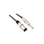 CABO XLR MACHO / JACK 6.3 MACHO MONO 1.5MT
