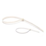 ABRACADEIRAS NYLON 100x3.6mm BRANCAS (PACK 50)