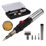 CONJUNTO FERRO SOLDAR A GAS VELLEMAN   