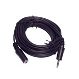 EXTENSAO JACK 3.5 STEREO MACHO / FEMEA 5MTS   