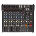 MESA MISTURA 6 CANAIS XLR USB / MP3 C/ EFEITOS / EQ.
