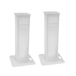 KIT SUPORTES C/ LICRA BRANCOS ALTURA 100-175cm